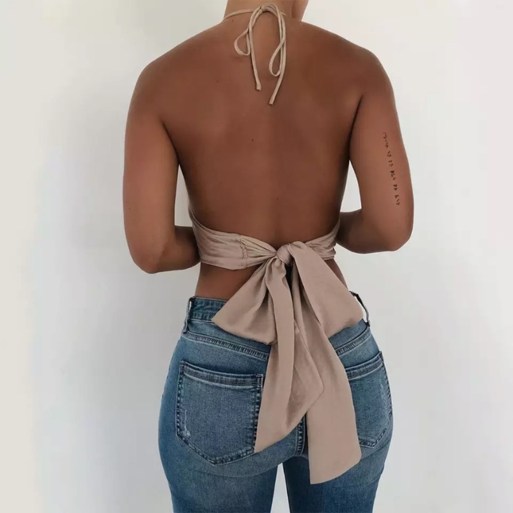 Bow Tie Crop Top